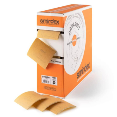 Abrazyvinė kempinė rulonas SMIRDEX 135sp Abrasoft, Perfore Abrazyvinė kempinė rulonas SMIRDEX 135sp Abrasoft, Perfore