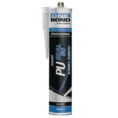 Klijai-hermetikas ONEBOND PU SEAL 50, 310ml, juodi Klijai-hermetikas ONEBOND PU SEAL 50, 310ml, juodi