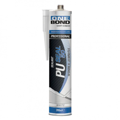Klijai-hermetikas ONEBOND PU SEAL 50, 310ml, balti Klijai-hermetikas ONEBOND PU SEAL 50, 310ml, balti
