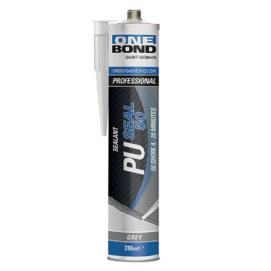 Klijai-hermetikas ONEBOND PU SEAL 50, 310ml, pilki Klijai-hermetikas ONEBOND PU SEAL 50, 310ml, pilki