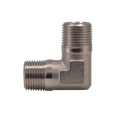 L-tipo jungtis 3/8" x 3/8" su išoriniu sriegiu