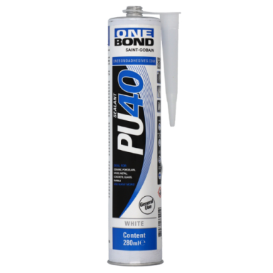 Klijai-hermetikas ONEBOND PU40, 280ml, balti Klijai-hermetikas ONEBOND PU40, 280ml, balti