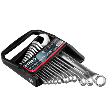 Veržliarakčių rinkinys 12 vnt. 6–22 mm CrV PRO-ZK202