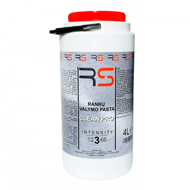 RS Rankų valymo pasta CLEAN PRO, 4L | tepalo, dervų, metalo dulkių šalinimui RS Rankų valymo pasta CLEAN PRO, 4L | tepalo, dervų, metalo dulkių šalinimui