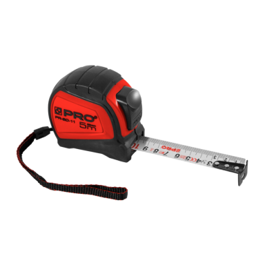Ruletė 5 m 19 mm dvipusė PRO-MZ195