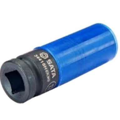 SATA 1/2" Prailginta smūginė galvutė 17mm ploniasienė su apsauga