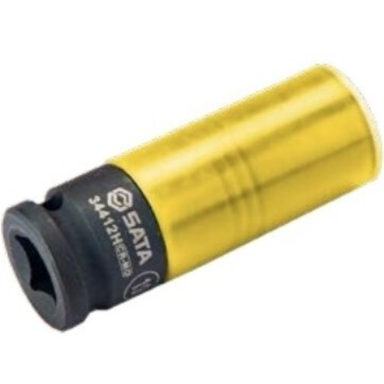 SATA 1/2" Prailginta smūginė galvutė 19 mm ploniasienė su apsauga