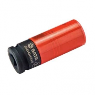 SATA 1/2" Prailginta smūginė galvutė 21 mm ploniasienė su apsauga