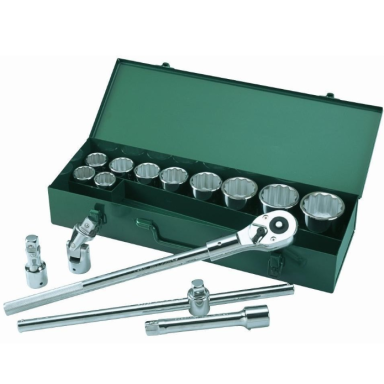 SATA 3/4" Galvučių rinkinys 15 vnt.