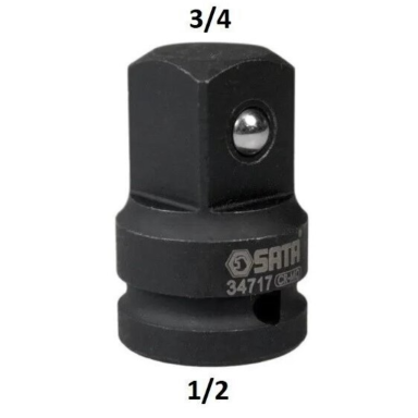 SATA  Smūginis adapteris 1/2"(F) - 3/4"(M)