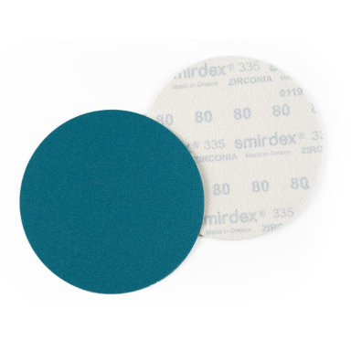 Šlifavimo popieriaus diskeliai SMIRDEX 335 Zirconia Paper, (125mm,150mm,203mm) su veliūru Šlifavimo popieriaus diskeliai SMIRDEX 335 Zirconia Paper, (125mm,150mm,203mm) su veliūru